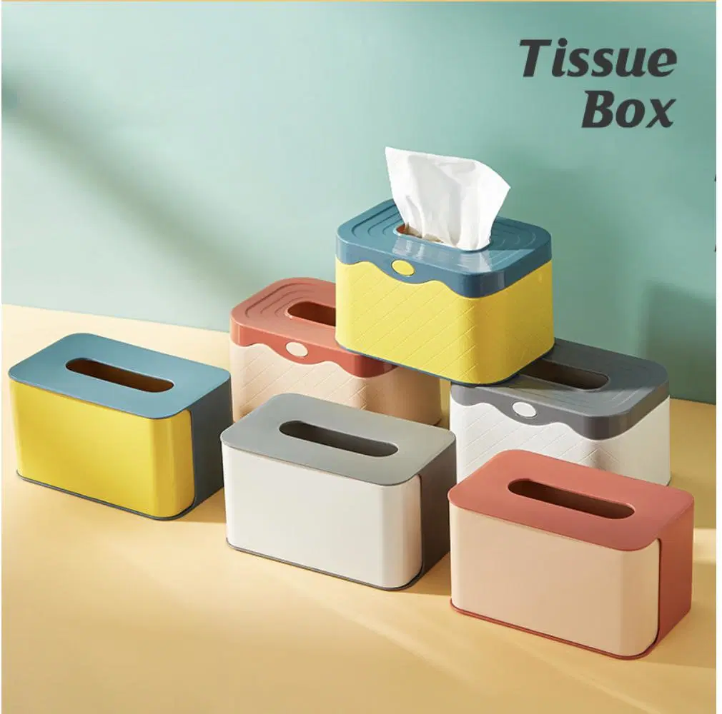 Plastic Toilet Tissue Box Living Room Storage Desktop Ins Wind Toilet Box